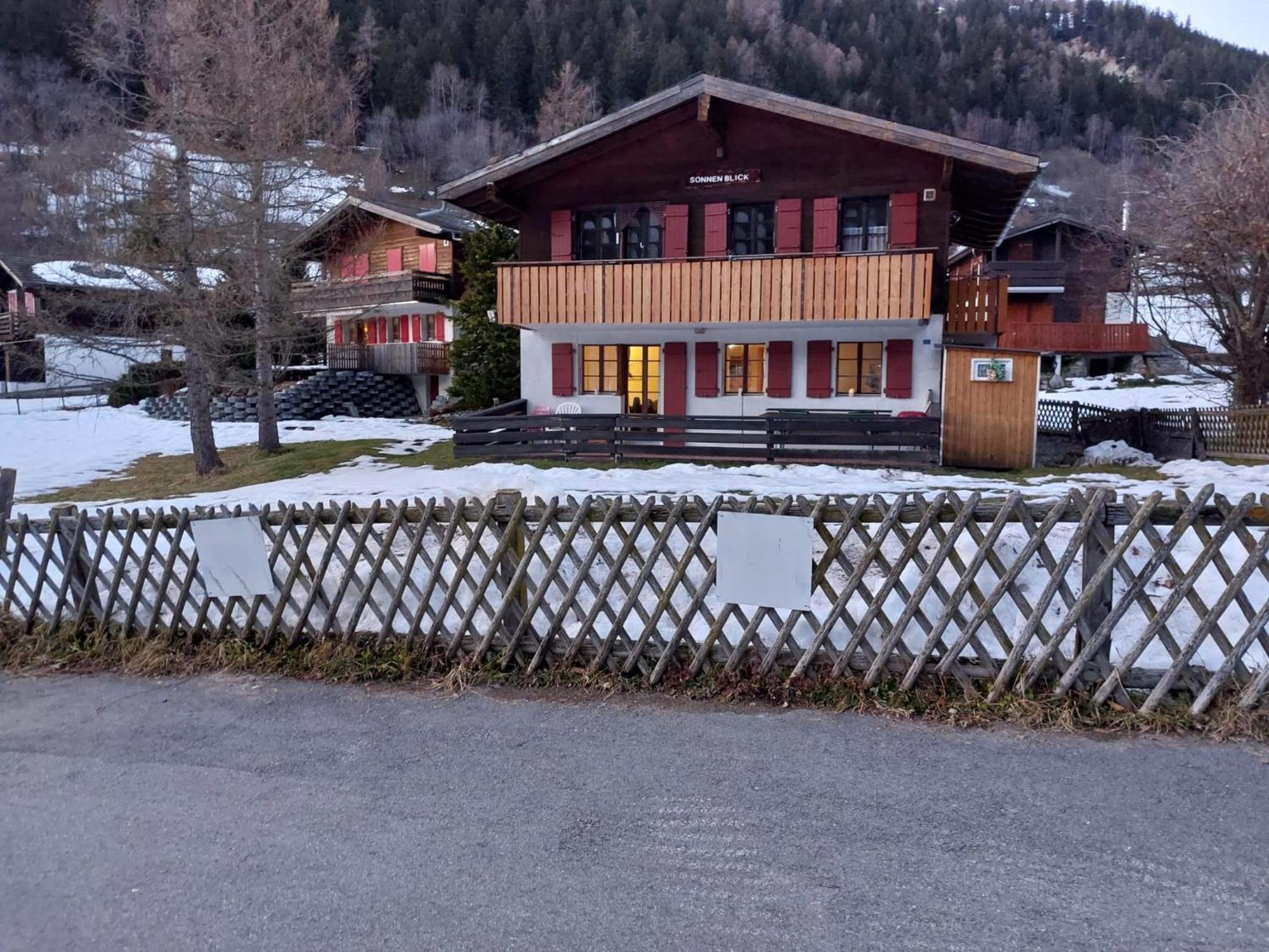 Chalet Sonnenblick Fiesch Bagian luar foto